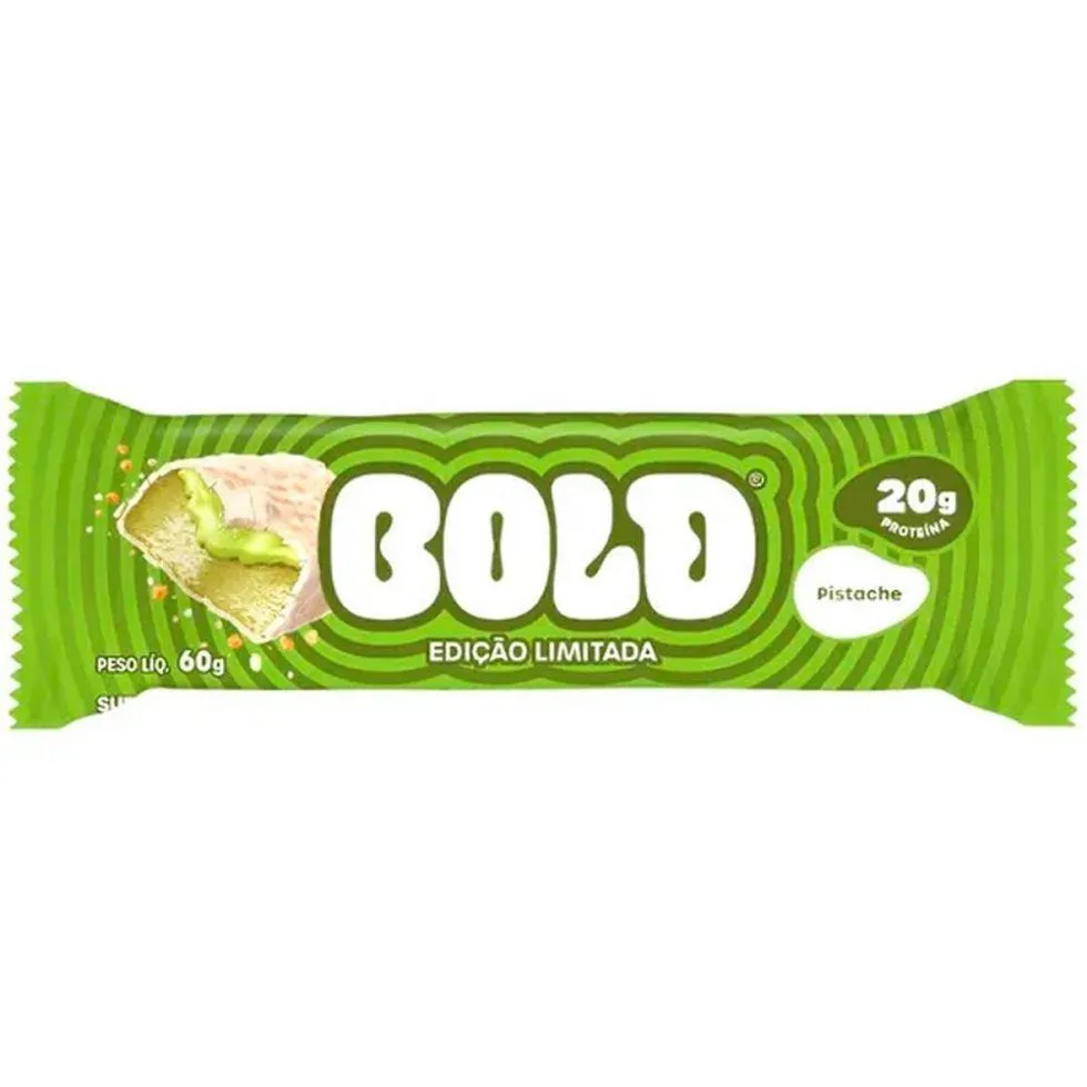 Bold Bar (60G) - Sabor: Pistache