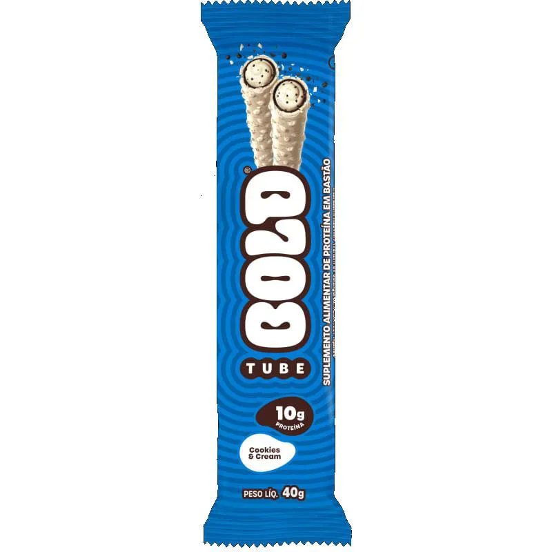 Bold Tube Cookies &amp; Cream Bold Snacks 40g