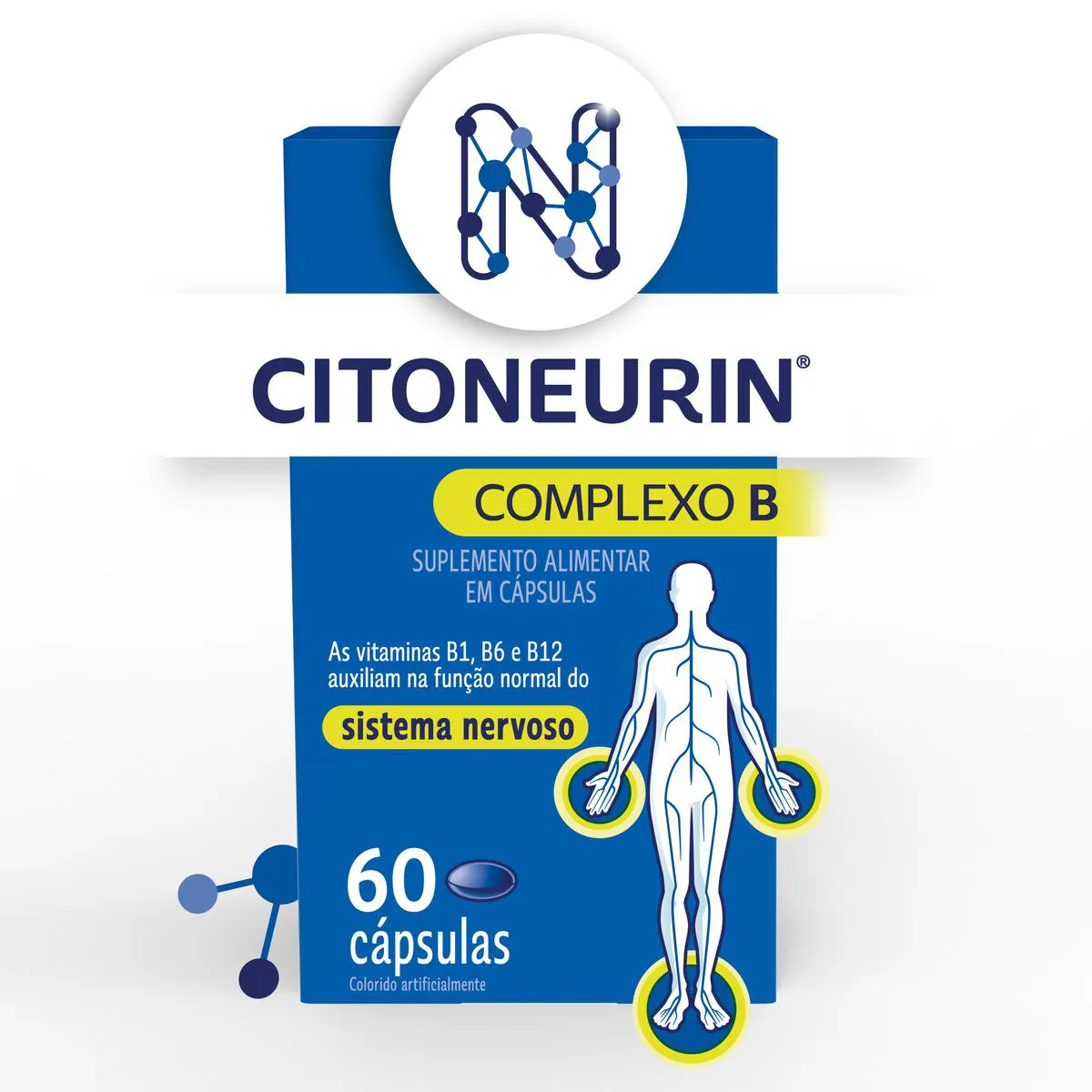 Polivitamínico Complexo B Citoneurin 60 Cápsulas