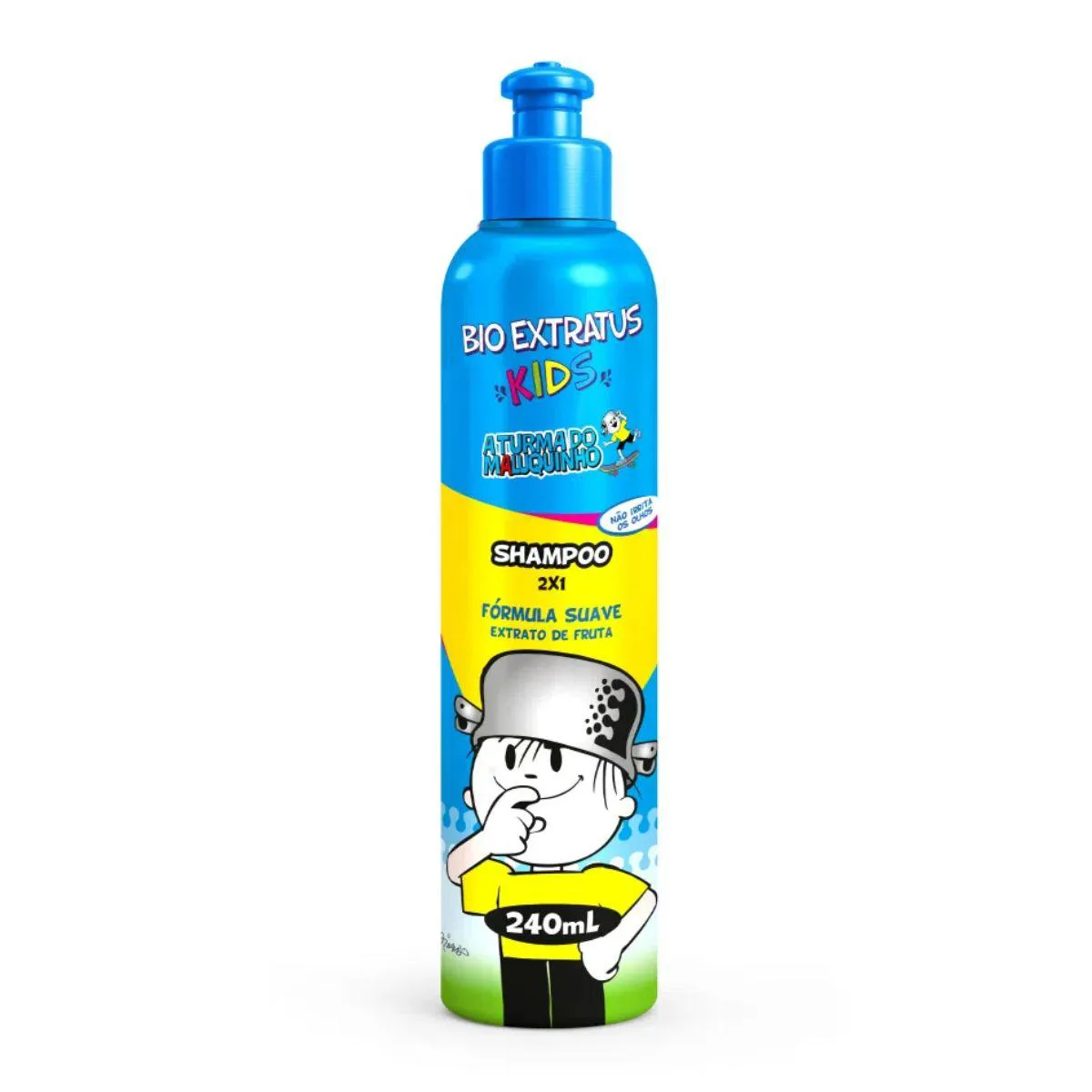 Shampoo Kids Turma do Maluquinho 2 em 1 240ml - Bio Extratus