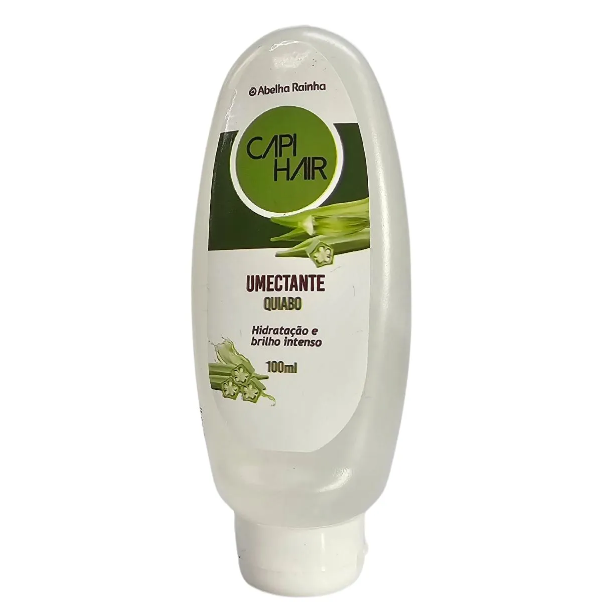 Umectante Capilar Quiabo Hidratação e Brilho Intenso Capi Hair Abelha Rainha 100ml