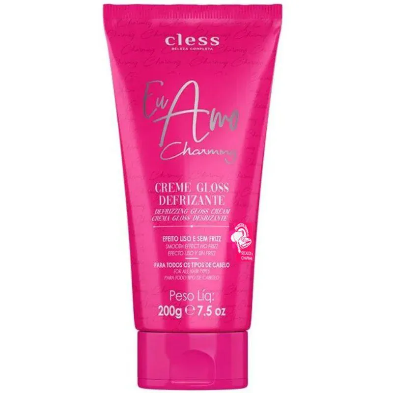 Creme Gloss Defrizante Eu Amo Charming 200g - Cless