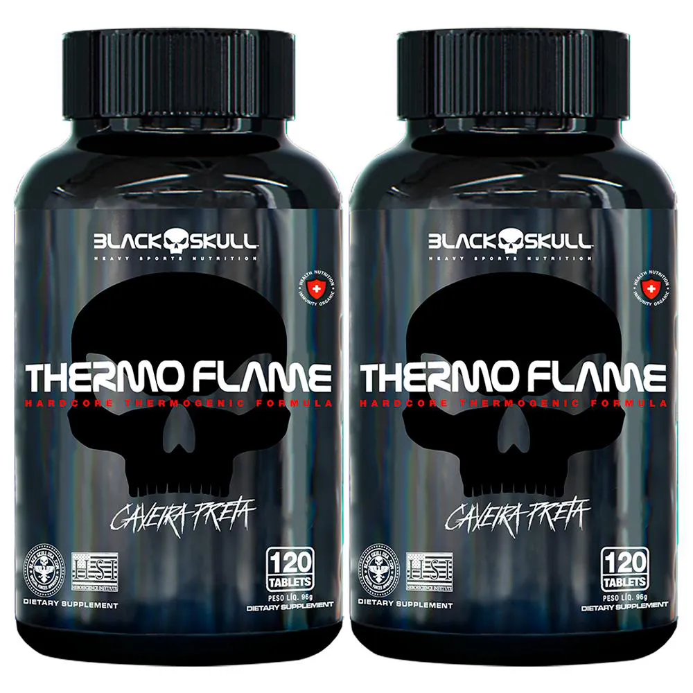 2x Thermo Flame 120 Tabletes - Black Skull