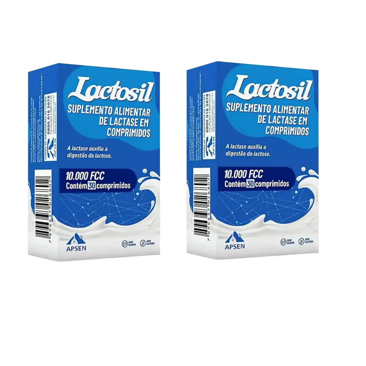 Kit 02 Suplemento Vitamina Lactosil 10000 Fcc 30 Cpr – Apsen