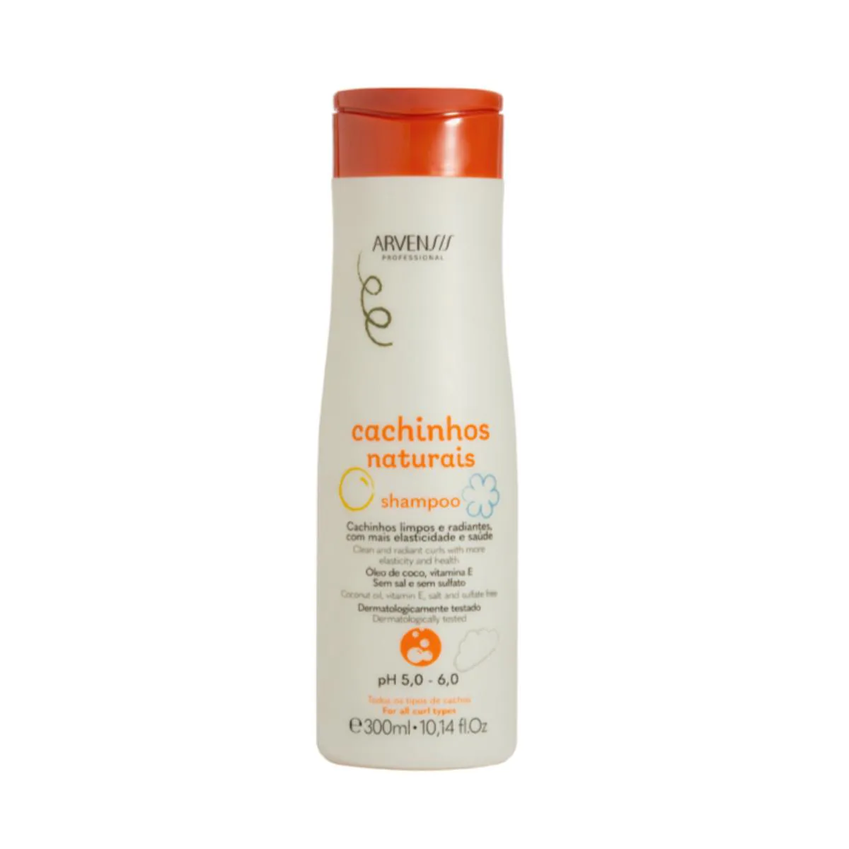 Shampoo Infantil Vegano Arvensis Cachinhos Naturais 300ml