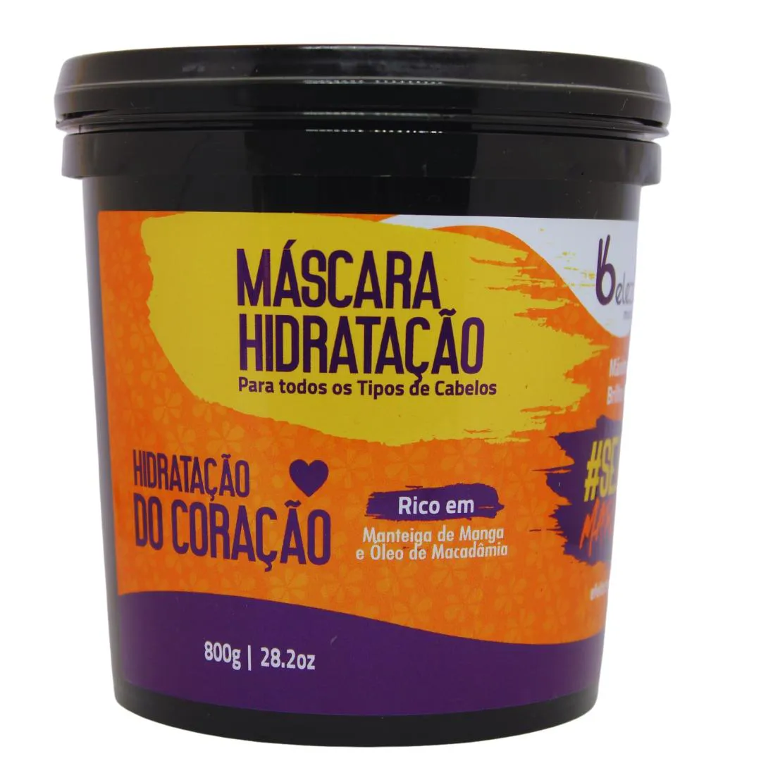 MáSCARA CAPILAR HIDRATAçãO DO CORAçãO BELEZA MARCANTE 800G