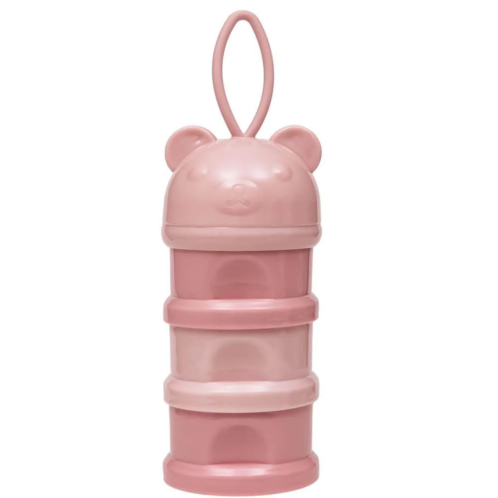 Potes Empilhavéis para Leite em Pó e Snack Rosa - Buba