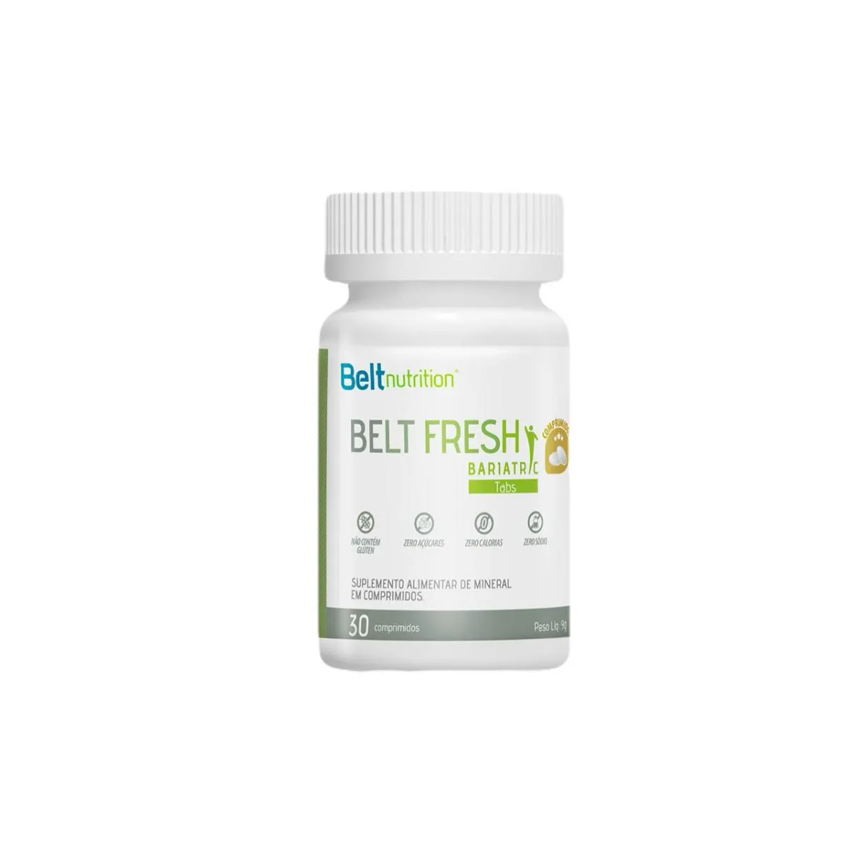 Belt Fresh Bariatric Tabs- 30 Comprimidos- Belt Nutrition sem Sabor