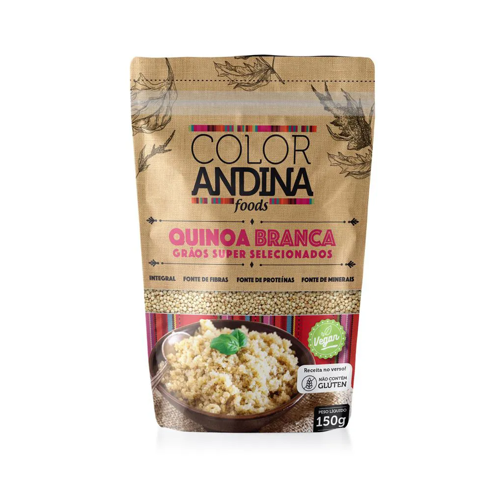 QUINOA REAL BRANCA - COLOR ANDINA FOOD 150G