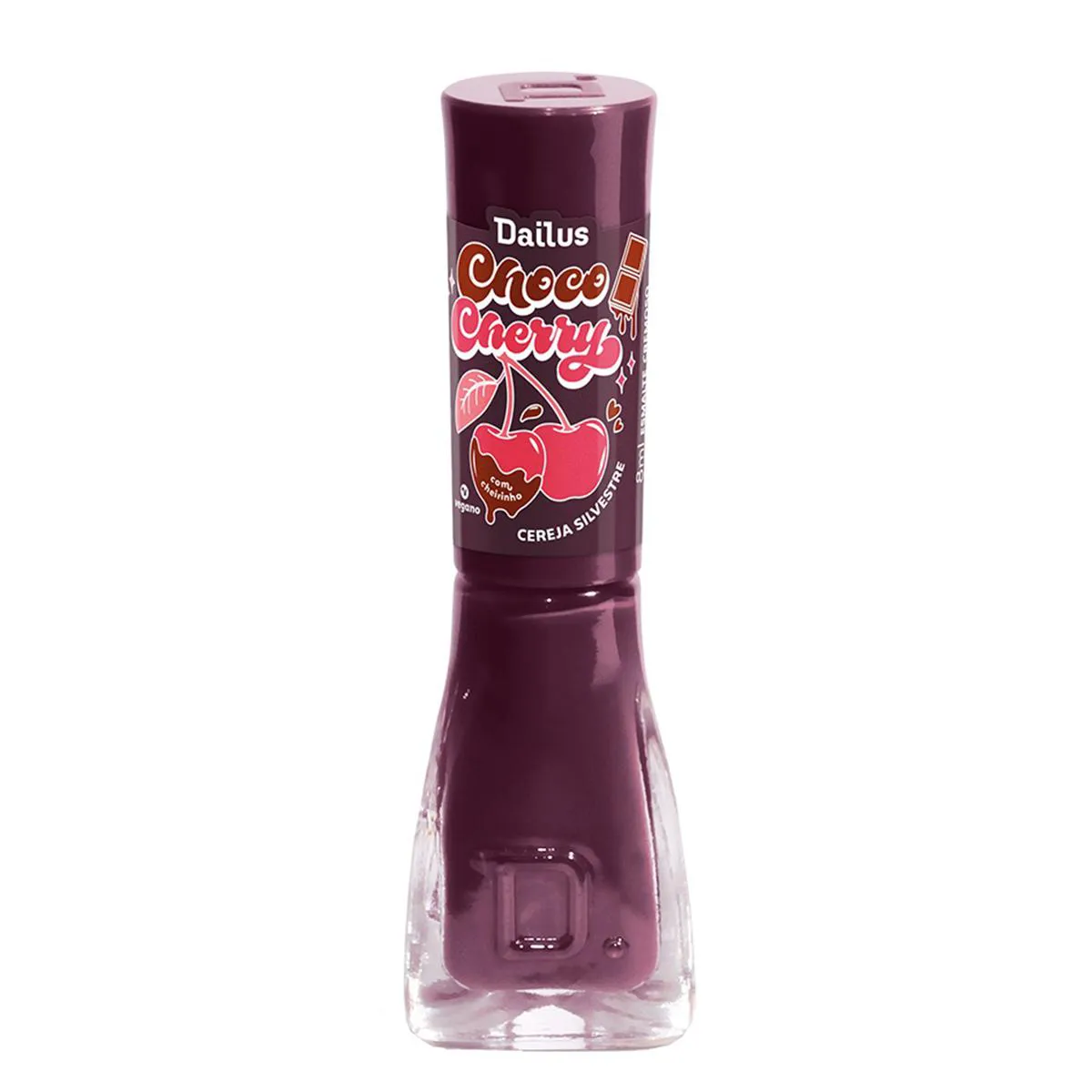 Esmalte Dailus Chococherry 8ml - Cereja Silvestre