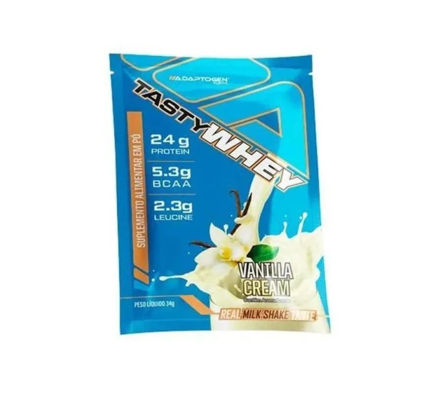 Tasty Whey Sachê - Sabor: Vanilla Cream (34g)