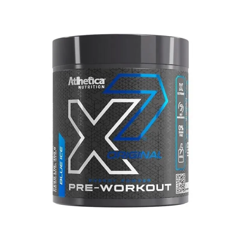 X7 Original Pre - Workout (300g) - Sabor: Blue Ice
