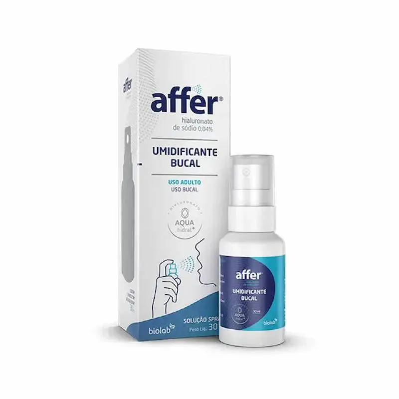 Spray Umidificante Bucal Affer 30ml