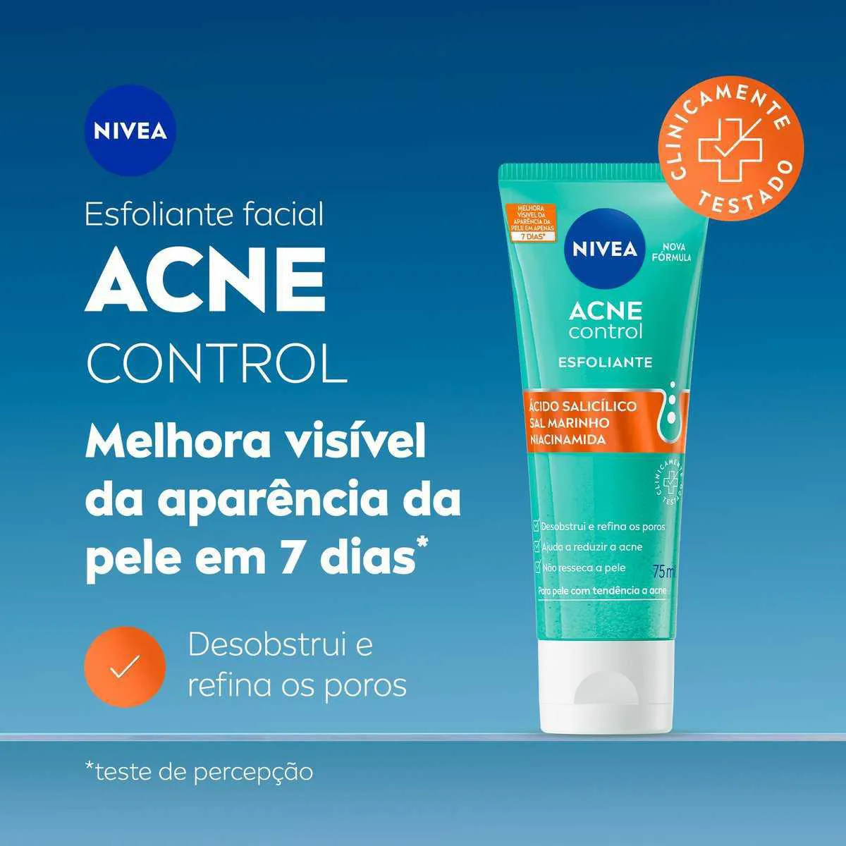 Esfoliante Facial Nivea Acne Control 75ml