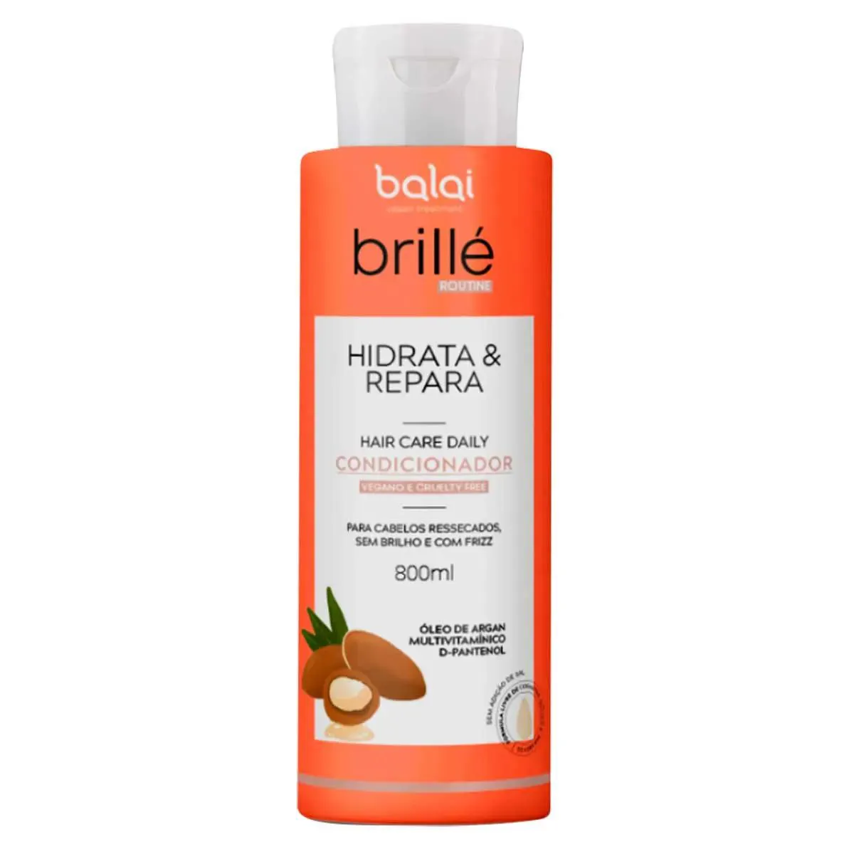 Condicionador Brillé Hidrata & Repara Balai 800ml