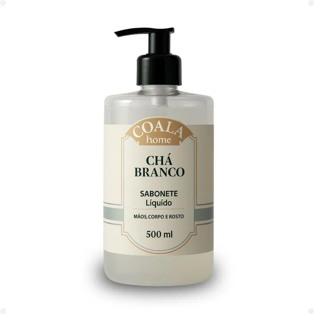 SABONETE LIQUIDO COALA HOME CHá BRANCO 500ML