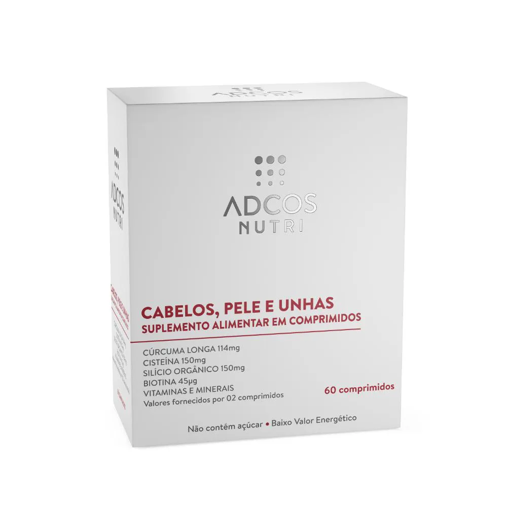Adcos Nutri Cabelos, Pele e Unhas 60 Comprimidos