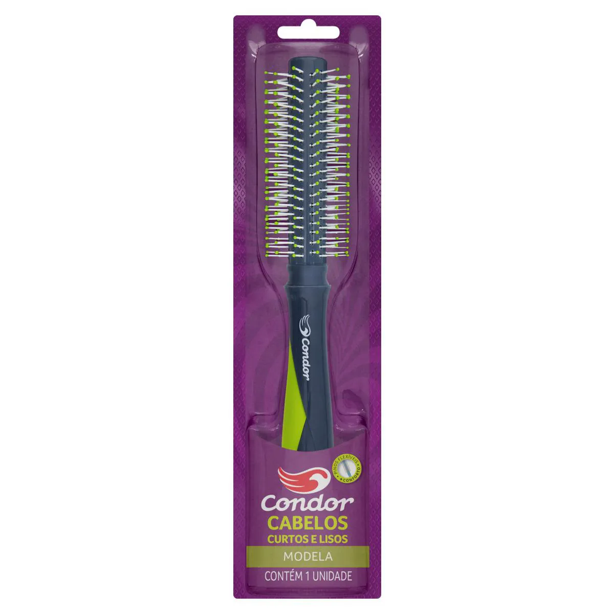 Escova para Cabelo Curto e Liso Joy Condor