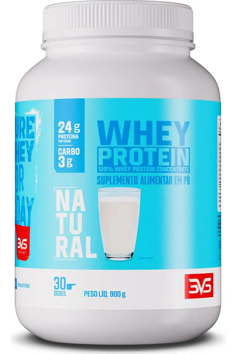 100% Whey Concentrate (900g) - Natural