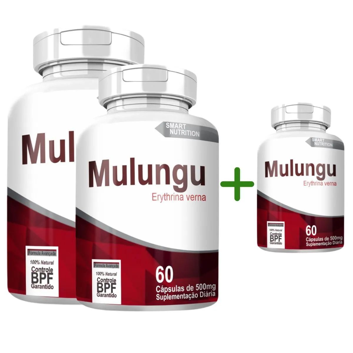 Mulungu Compre 2 Leve 3 com Total de 180 Capsulas