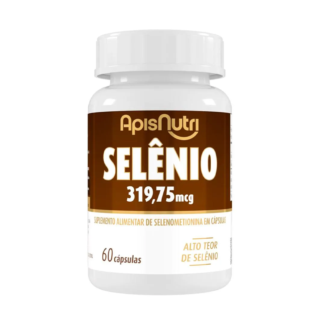Suplemento Alimentar Selenio 319mcg 60 cápsulas - Apisnutri