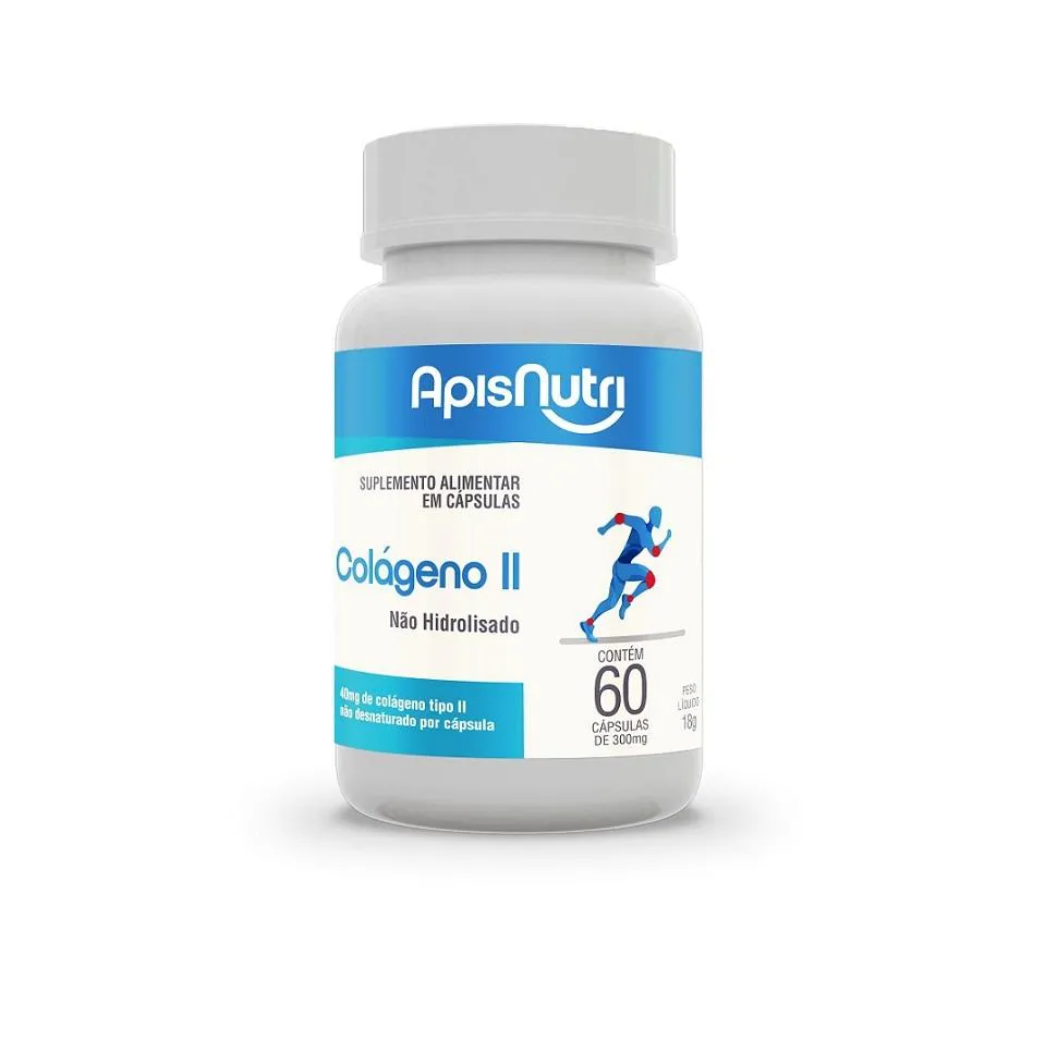 Colágeno Tipo Ii 300mg (60 Cápsulas) - Apisnutri