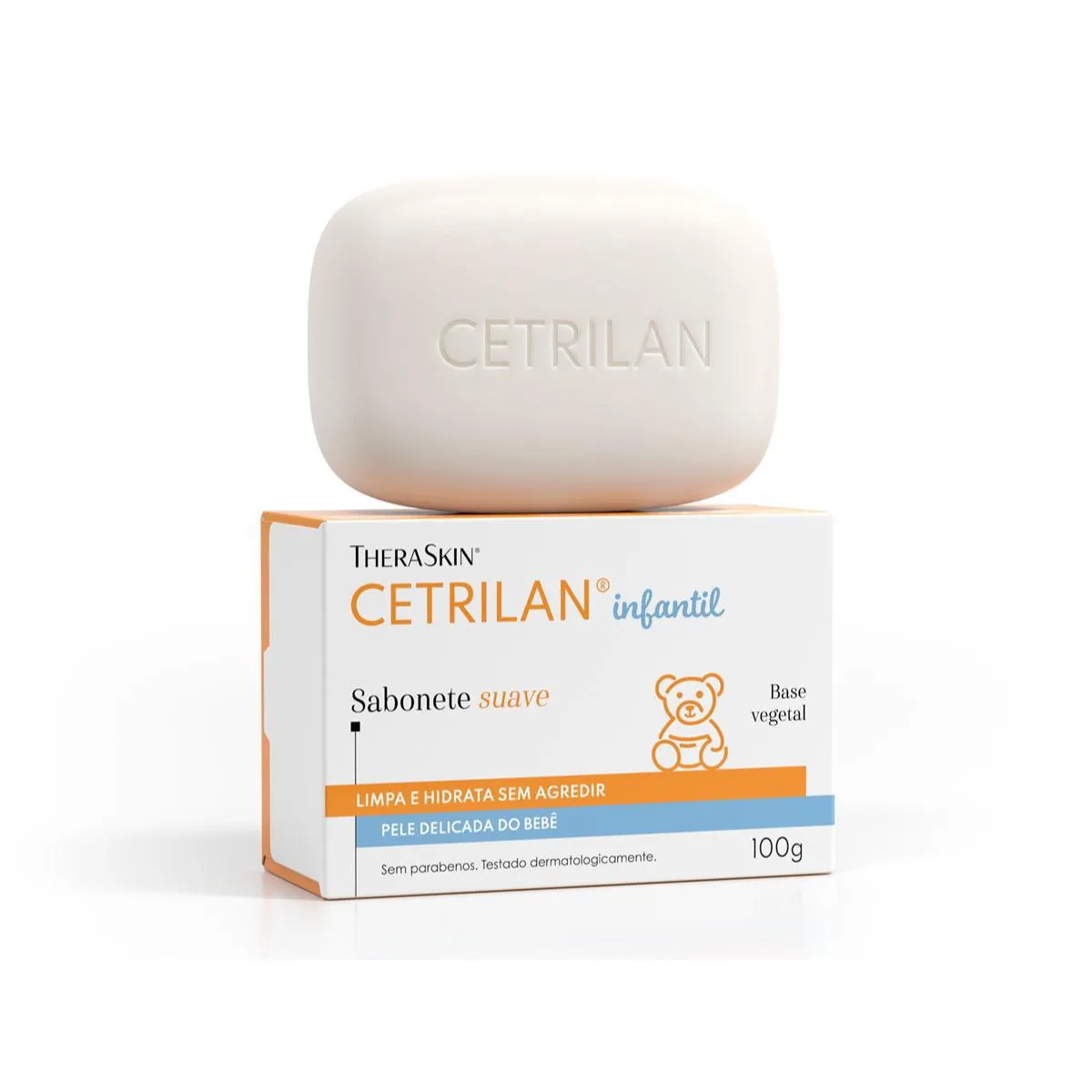 Sabonete em Barra Suave Cetrilan Infantil com 100g