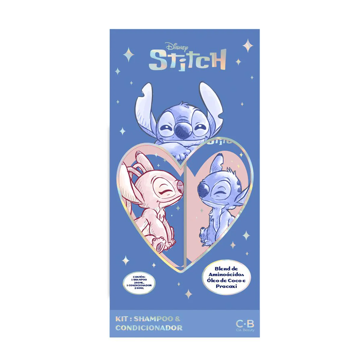 Kit Creative House Stitch Shampoo 300ml + Condicionador 300ml