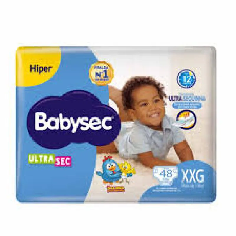 Fralda Babysec Ultra Hiper Xg 52un