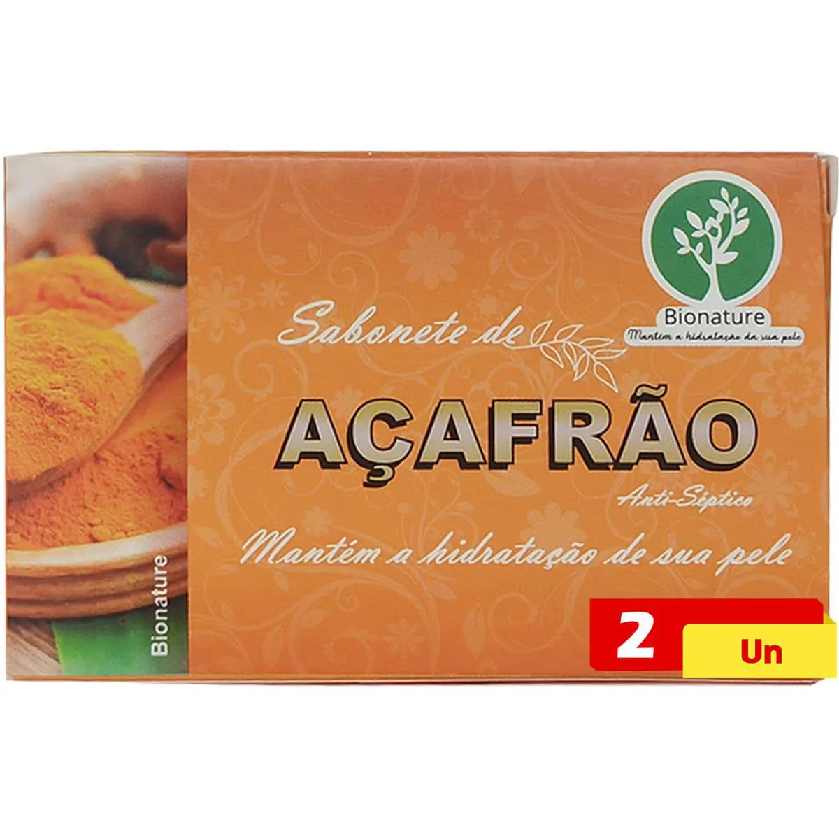 Sabonete de Açafrão 2 X 110g Bionature