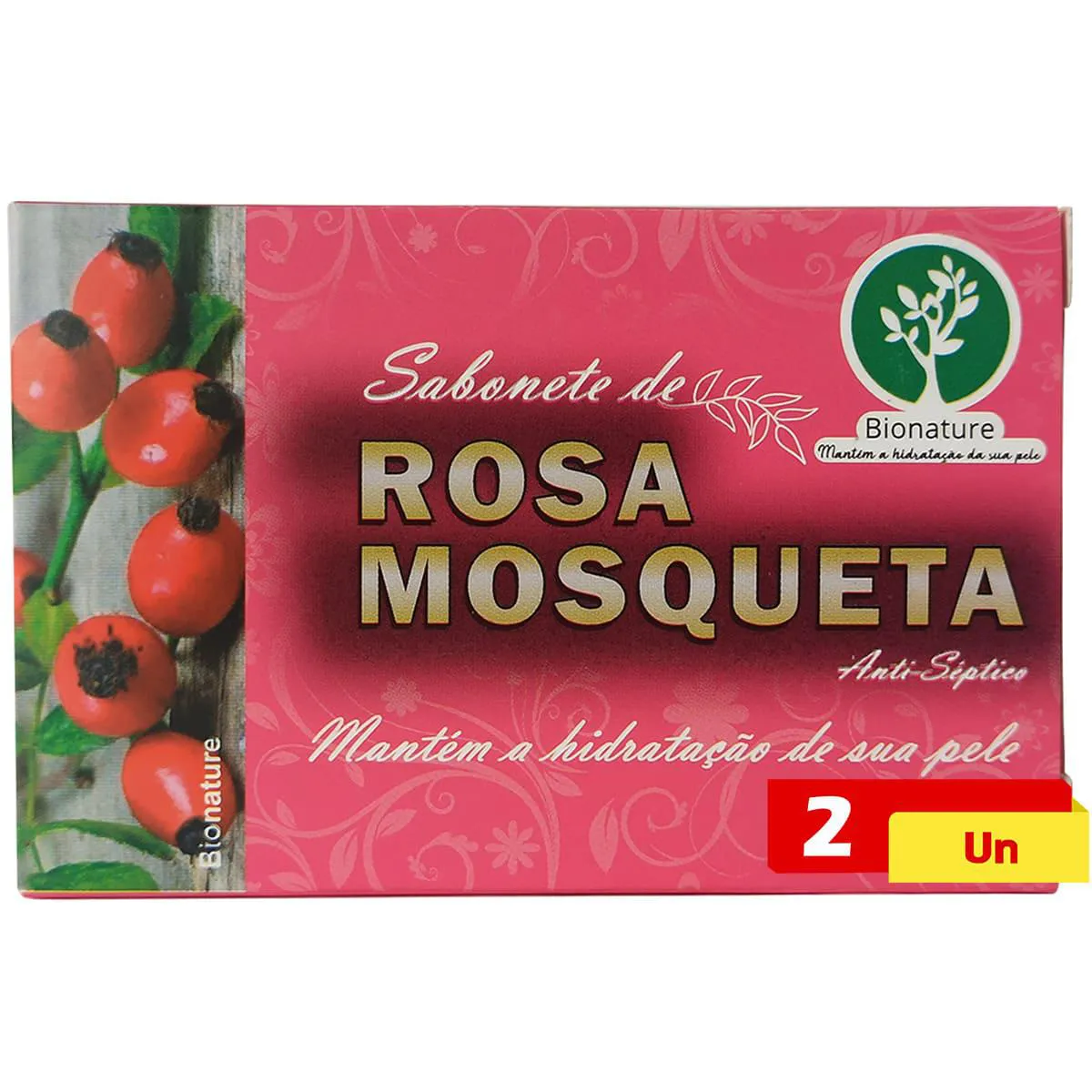 Sabonete de Rosa Mosqueta 2 X 110g Bionature