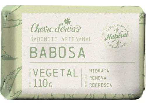 Sabonete de Babosa 110g Cheiro de Ervas