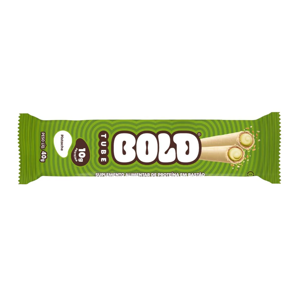 Snack de Proteína Bold Tube Pistache 40g