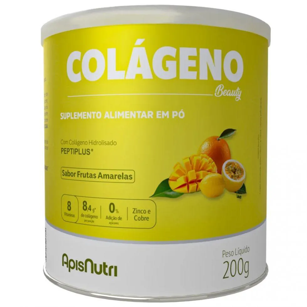 Colágeno Hidrolisado Beauty Complex (200G) - Sabor: Frutas Amarelas