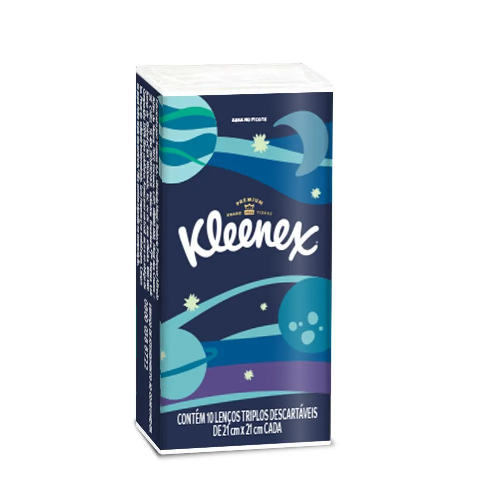 Lenço de Papel Kleenex 10 unidades