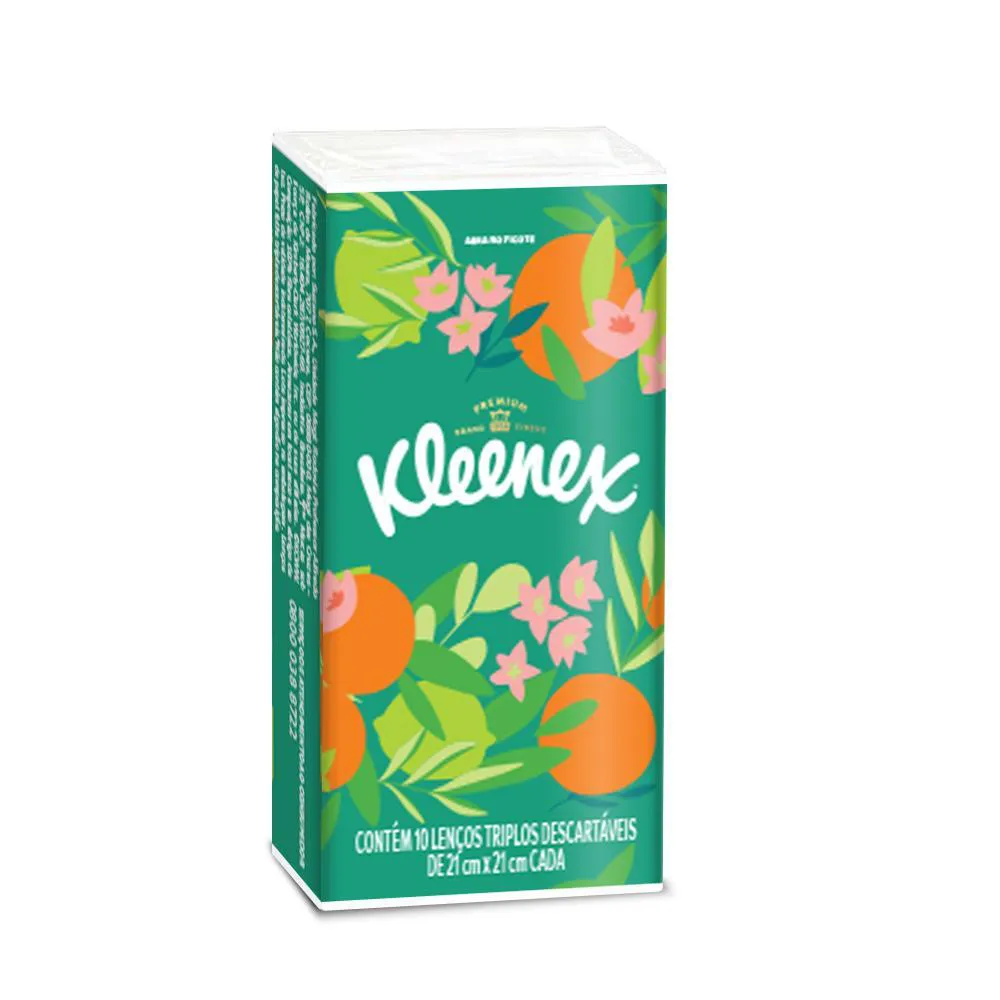 Lenço de Papel Kleenex 10 unidades
