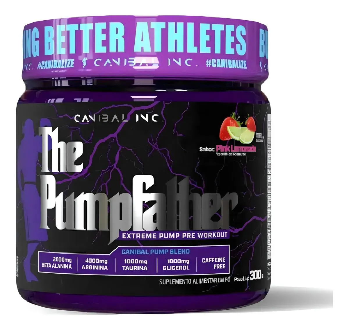 The Pump Father sem Cafeína Pink Lemonade 300g Canibal