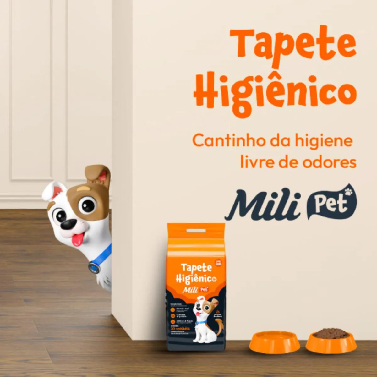 Kit C3 Tapete Higiênico C/ 7 Unidades - Mili Pet