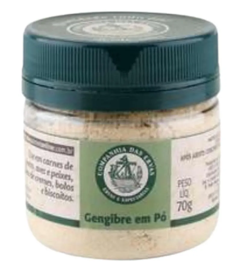 Kit 3X: Gengibre em Pó Companhia das Ervas 70G