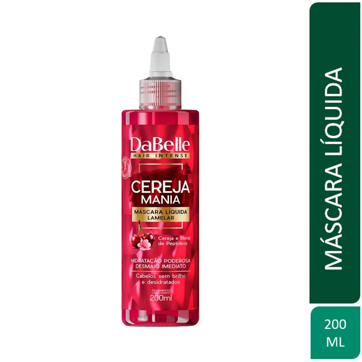 Máscara Líquida Lamelar DaBelle Cereja Mania 200ml