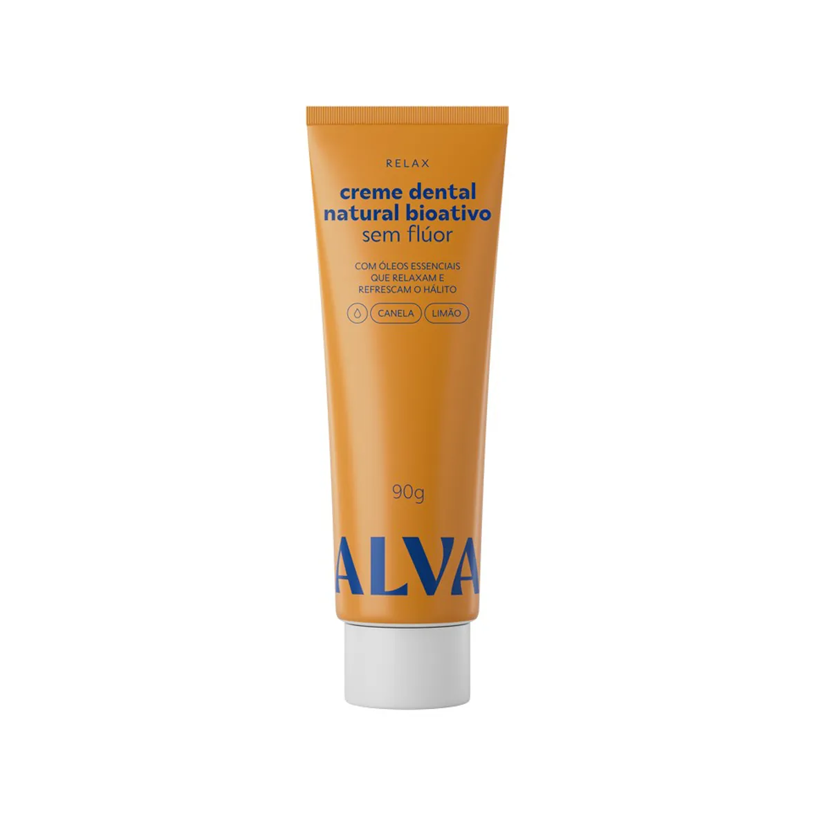 Creme Dental Alva Relax Natural Bioativo sem Flúor 90g