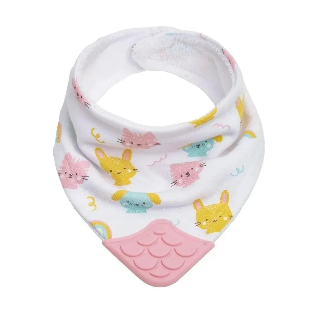 Babador Bandana C/mordedor Happy Friends Buba