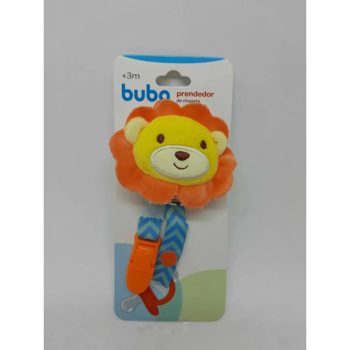 Prendedor De Chupetas Animal Fun Leão Buba