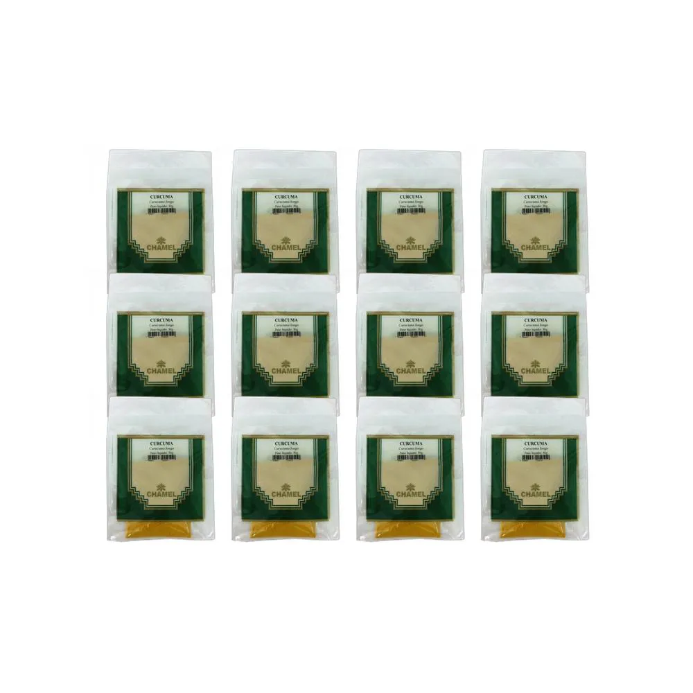 Kit 12X Pacote De Curcuma 30G - Chamel