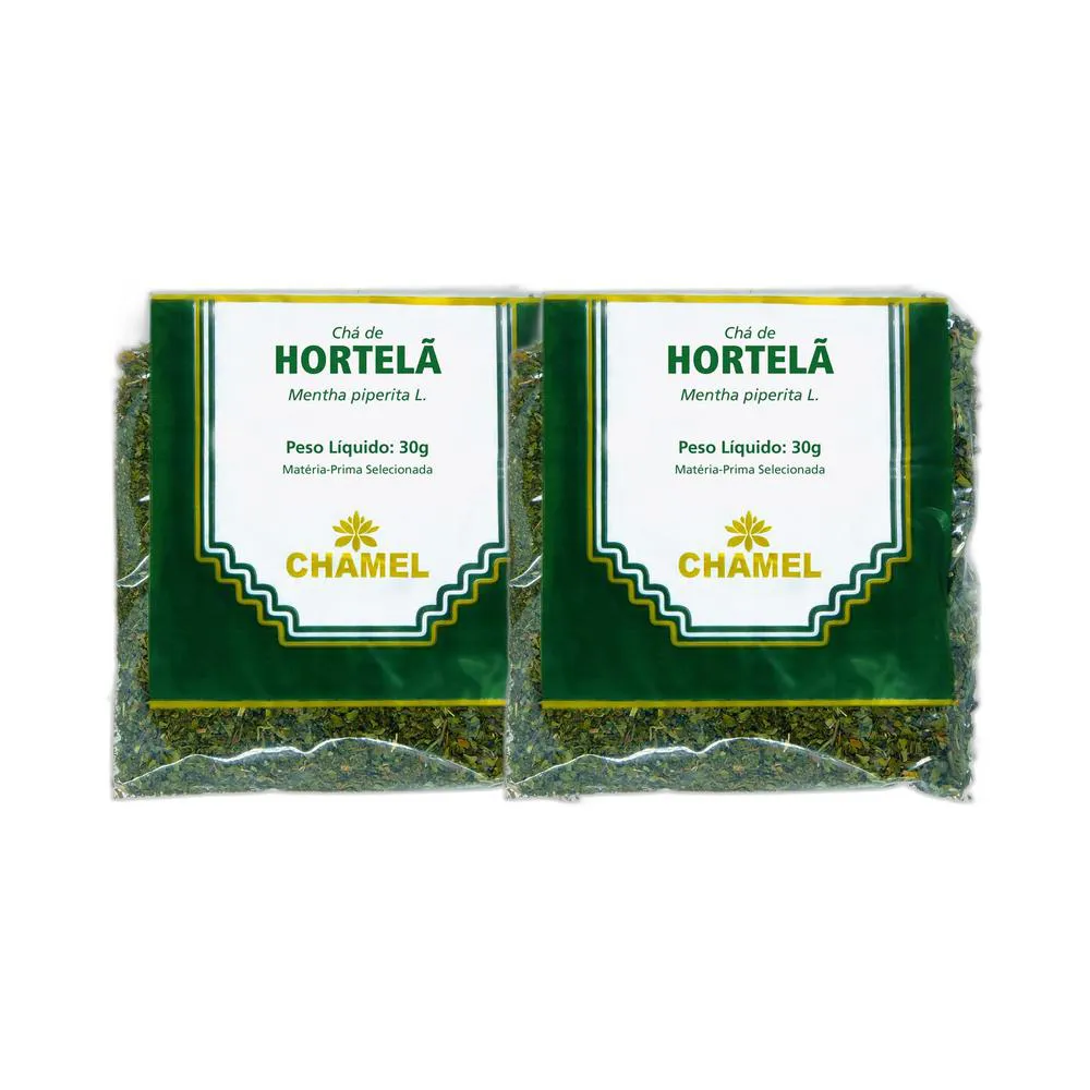 Kit 2X Chá Pacote Hortela 30G - Chamel