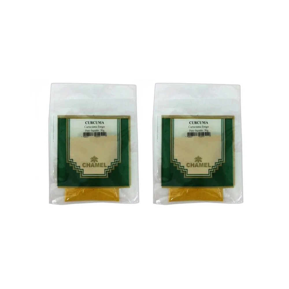 Kit 2X Pacote De Curcuma 30G - Chamel