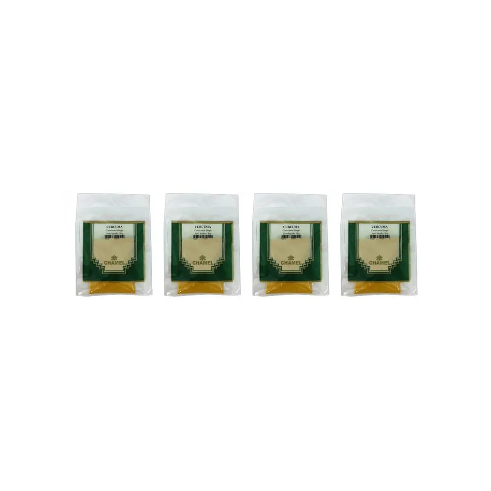 Kit 4X Pacote De Curcuma 30G - Chamel