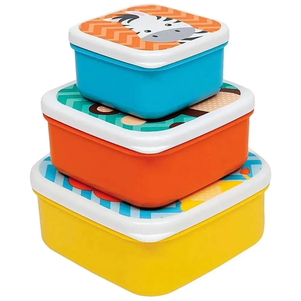 Kit 3 Potinhos Animal Fun Buba
