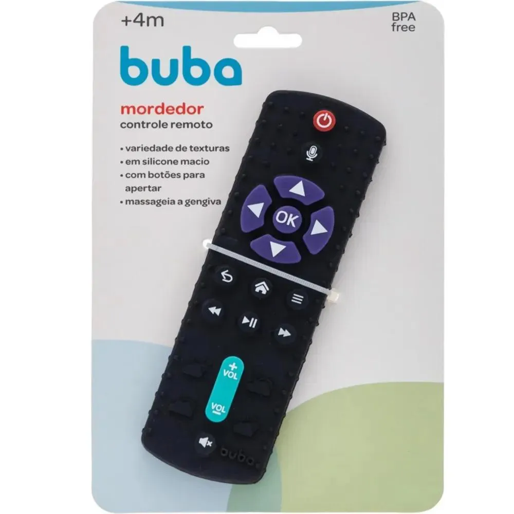 Mordedor Controle Remoto 15Cm 100% Silicone +4M Buba