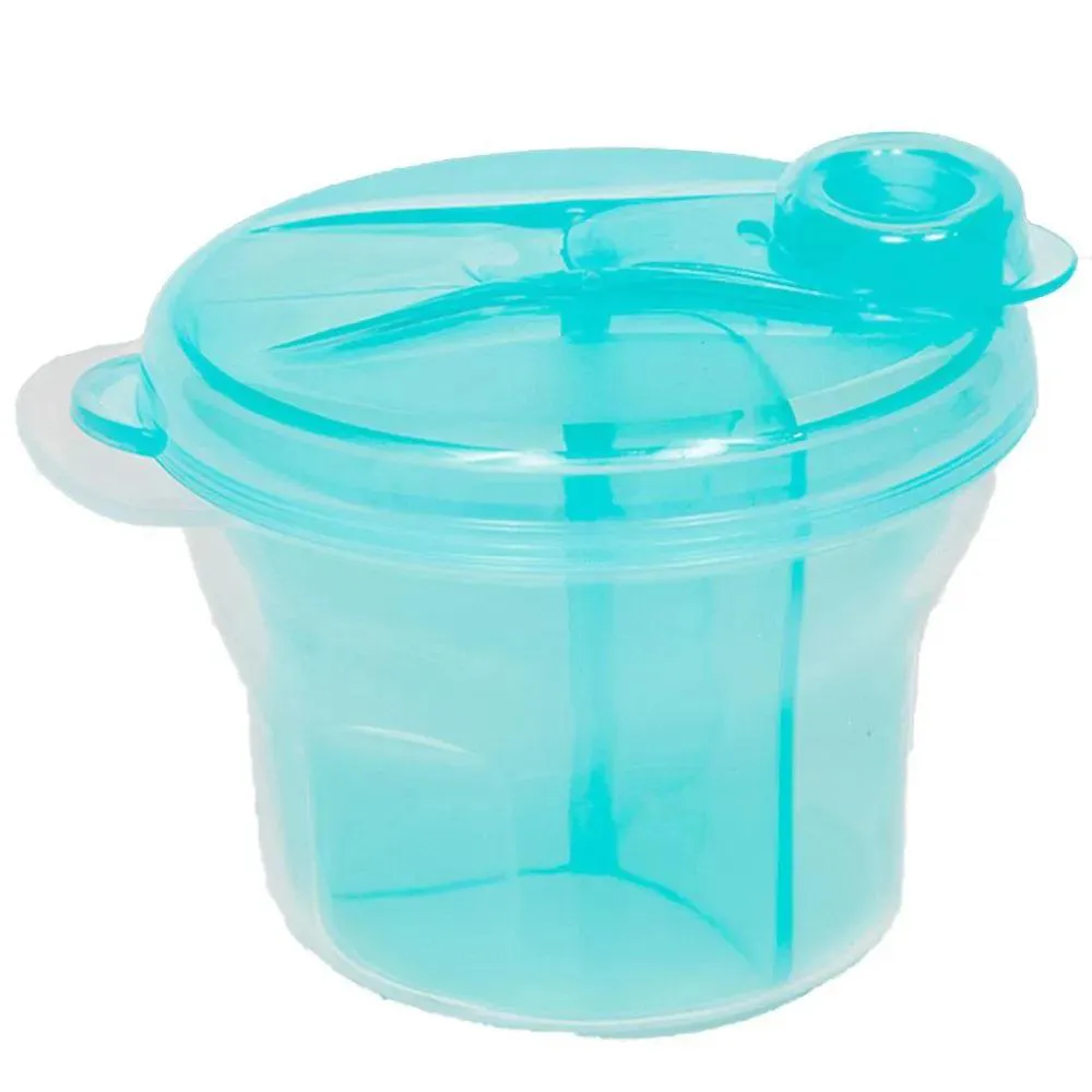 Porta Leite Em Pó / Dosador Azul Buba